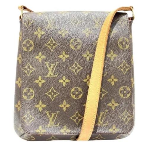 Pre-owned Canvas louis-vuitton-bags Louis Vuitton Vintage , Brown , Da...