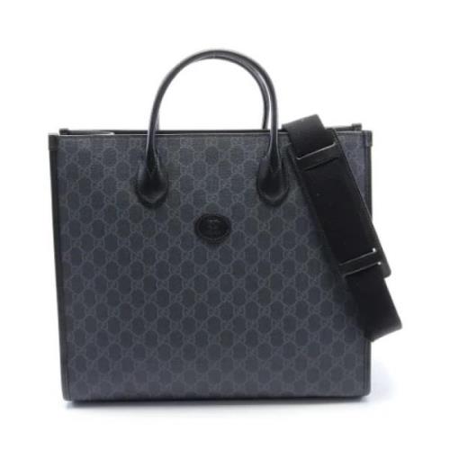 Pre-owned Leather gucci-bags Gucci Vintage , Black , Dames