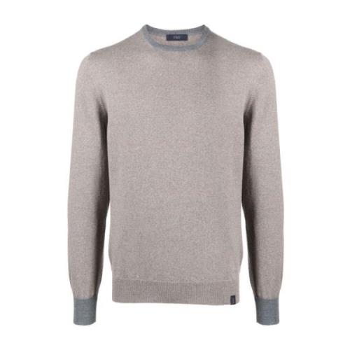 Beige Sweater Collectie Fay , Beige , Heren