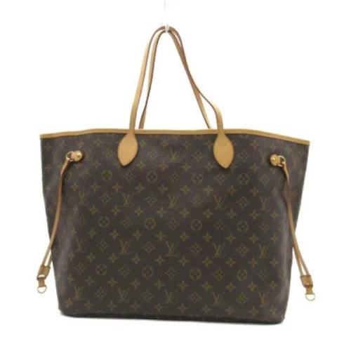 Pre-owned Canvas louis-vuitton-bags Louis Vuitton Vintage , Beige , Da...