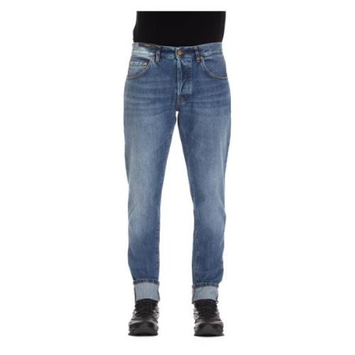 Denim Jeans Regular Fit PT Torino , Blue , Heren