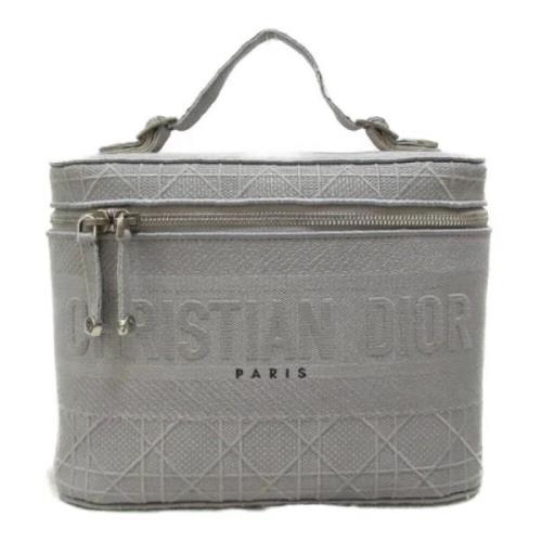 Pre-owned Canvas dior-bags Dior Vintage , Gray , Dames