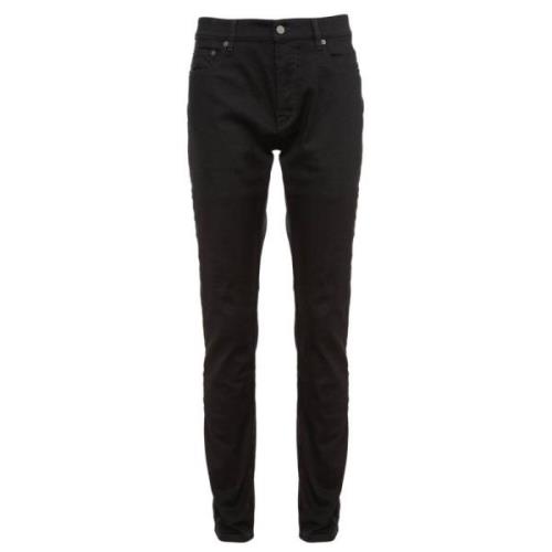 Slim Fit Denim Jeans Valentino Garavani , Black , Heren