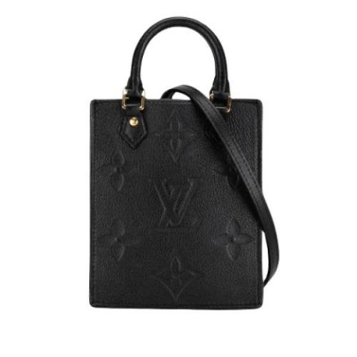 Pre-owned Leather louis-vuitton-bags Louis Vuitton Vintage , Black , D...