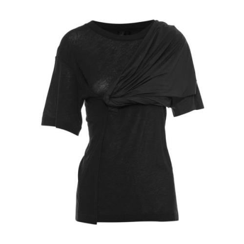 Jersey T-shirt Unravel Project , Black , Dames