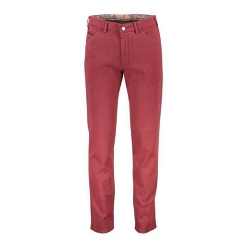 Rode katoenen broek Meyer , Red , Heren