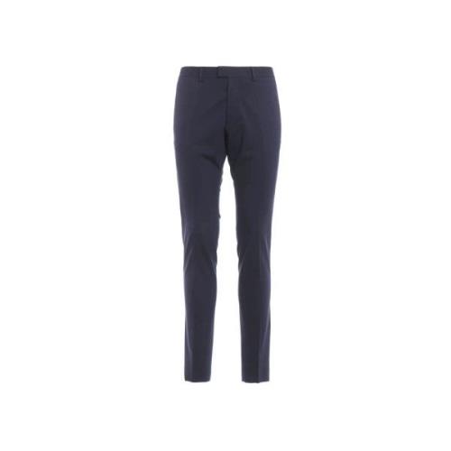 Blauwe Wollen Broek Ss22 Dsquared2 , Blue , Heren