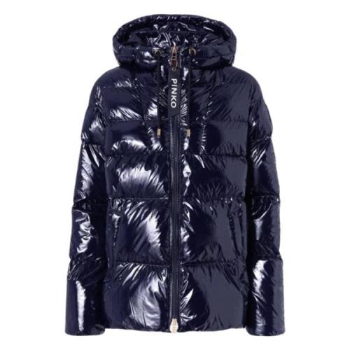 Blauwe Winterjassen Pinko , Blue , Dames