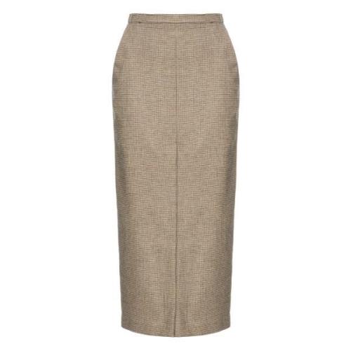 Stijlvolle Sand Rokken Pinko , Beige , Dames