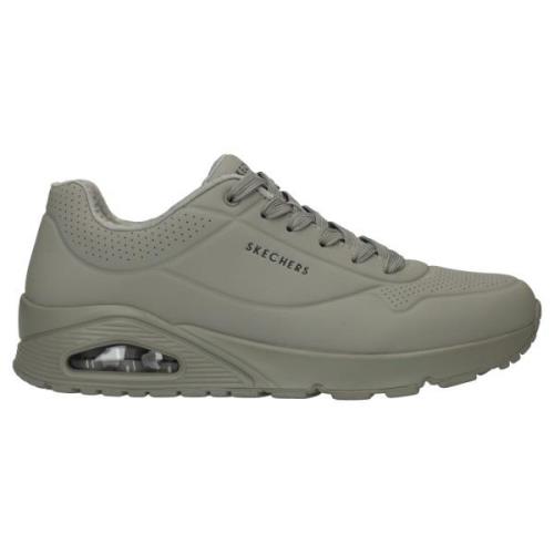 Air Stand Sneaker Grijs Groen Skechers , Gray , Heren