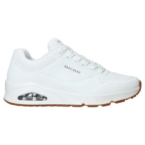 Air Stand Sneaker Wit Heren Skechers , White , Heren