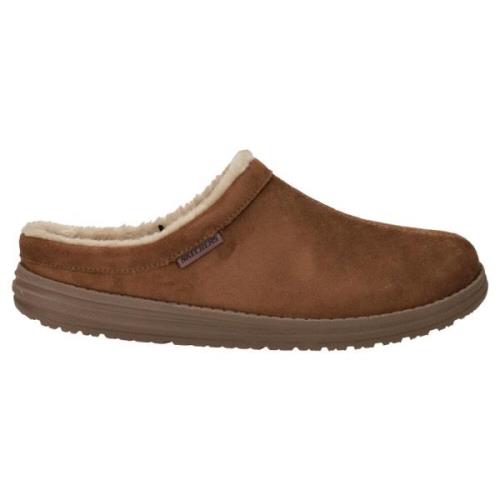 Warm Comfort Pantoffel Skechers , Brown , Heren