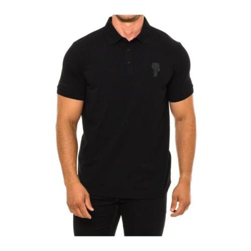 Polo met korte mouwen Karl Lagerfeld , Black , Heren