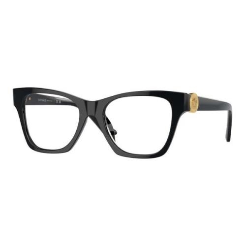 Stijlvolle Brillenmonturen in Gb Kleur Versace , Black , Unisex