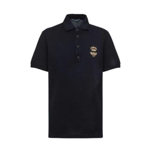 Casual Polo Shirt in Diverse Kleuren Dolce & Gabbana , Black , Heren