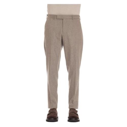 Dove Grey Maatwerk Broek PT Torino , Beige , Heren