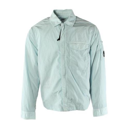 Blauwe Overshirt Chrome-r Stijl C.p. Company , Blue , Heren