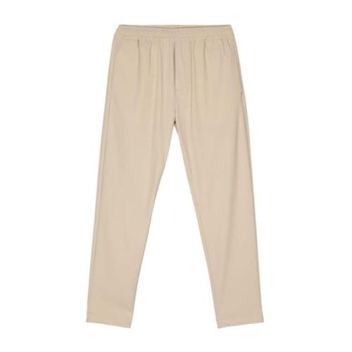 Beige Broek met Elastische Tailleband Pmds , Beige , Heren