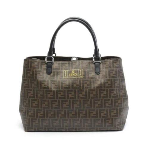 Pre-owned Leather fendi-bags Fendi Vintage , Black , Dames