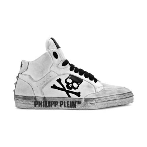 Stijlvolle Sneakers voor Modieuze Liefhebbers Philipp Plein , White , ...