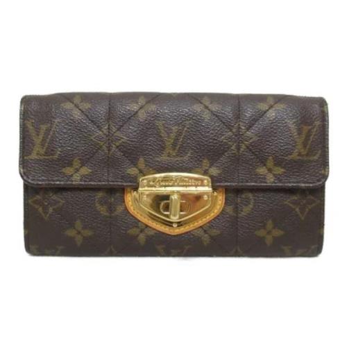 Pre-owned Canvas wallets Louis Vuitton Vintage , Brown , Dames