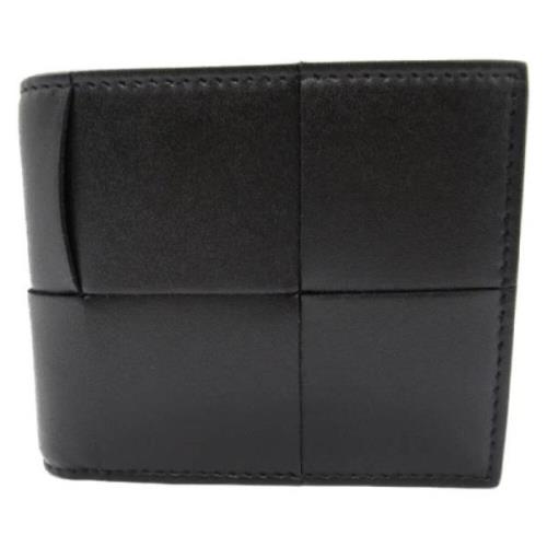 Pre-owned Leather wallets Bottega Veneta Vintage , Black , Dames