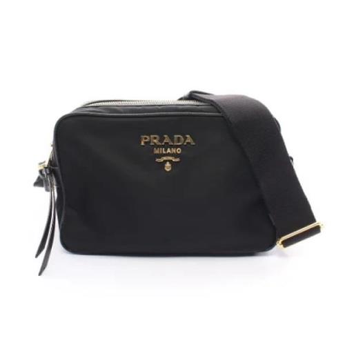 Pre-owned Leather prada-bags Prada Vintage , Black , Dames