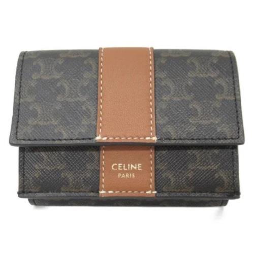 Pre-owned Canvas wallets Celine Vintage , Black , Dames