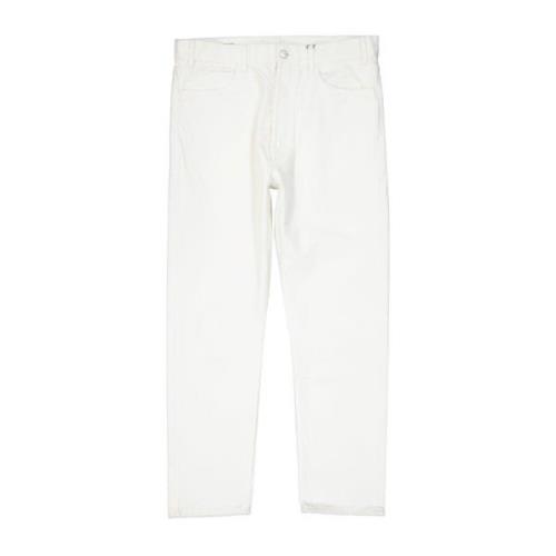 Witte Katoenen Jeans Ss22 Celine , White , Heren