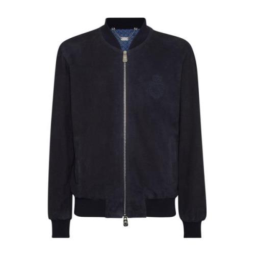 Stijlvolle Blauwe Jas voor Mannen Billionaire , Blue , Heren