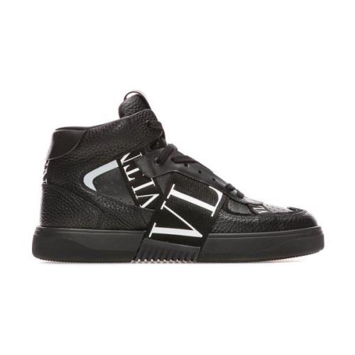 Stijlvolle Sneakers voor Mannen Valentino Garavani , Black , Heren