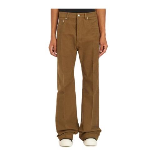 Geth Jeans Bean Broek Rick Owens , Brown , Heren