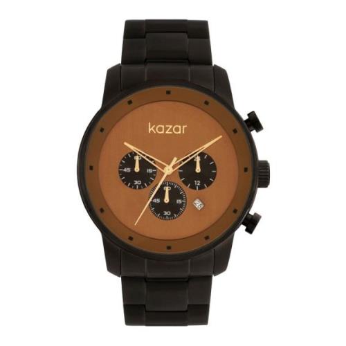 Herenhorloge met een uniek ontwerp Kazar , Brown , Heren