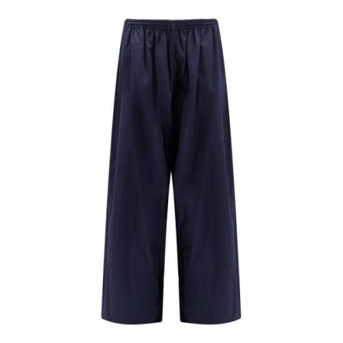 Wijde Katoenen Broek Baggy Stijl Balenciaga , Blue , Heren