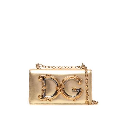 Stijlvolle Telefoon Tas voor Meisjes Dolce & Gabbana , Yellow , Dames