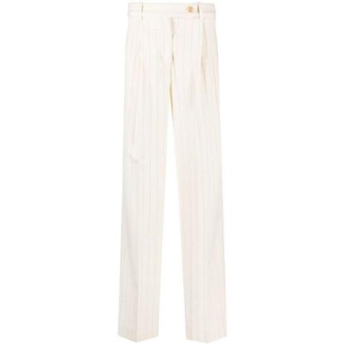 Luminosity Gestreepte Maatwerk Broek Zimmermann , Beige , Dames