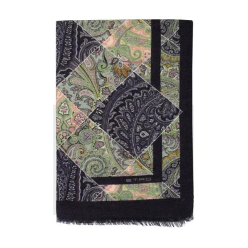 Paisley Motif Scarf Etro , Multicolor , Dames