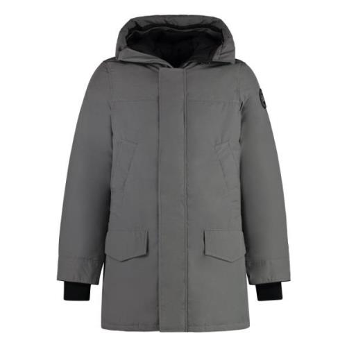 Parka met Capuchon en Logo Patch Canada Goose , Gray , Heren