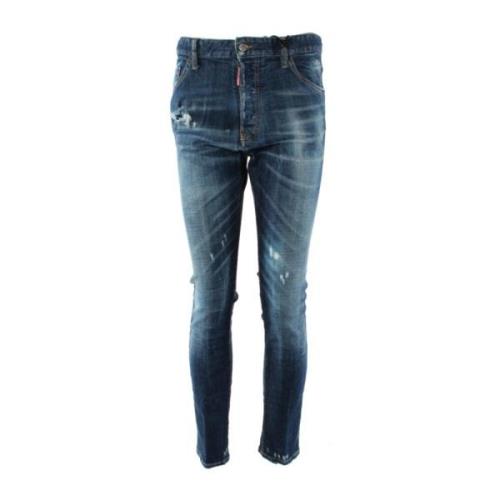 Cool Guy Blauwe Jeans Dsquared2 , Blue , Heren