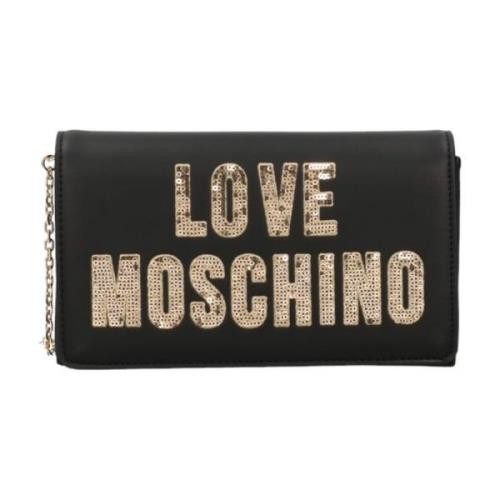 Dames Schoudertas Love Moschino , Black , Dames