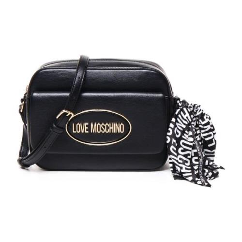 Zwarte Tassen met Ritssluiting Love Moschino , Black , Dames