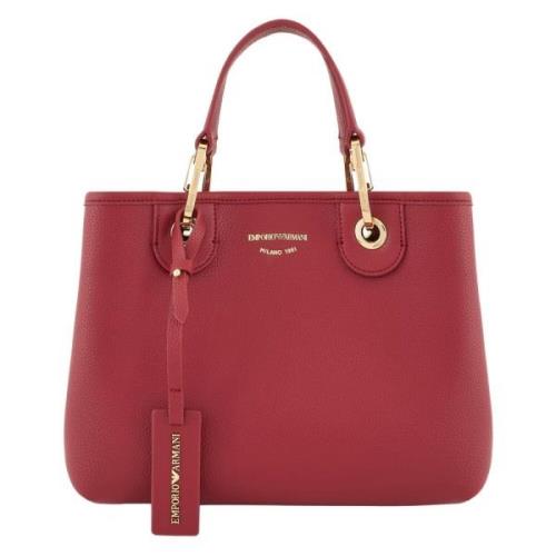 Stijlvolle Bordeaux Tassen Collectie Emporio Armani , Red , Dames