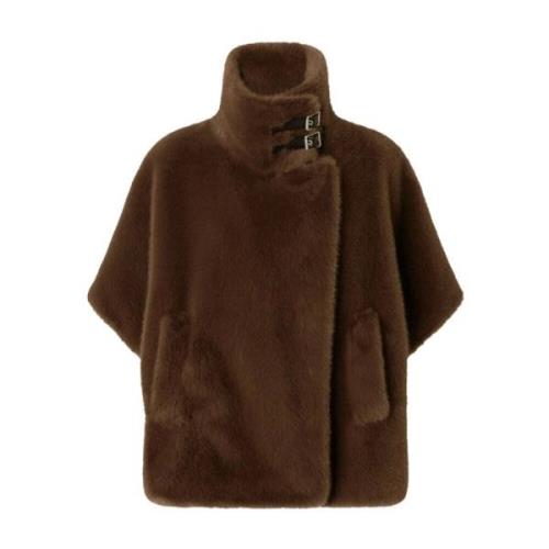 Bruine Winterjassen Pinko , Brown , Dames