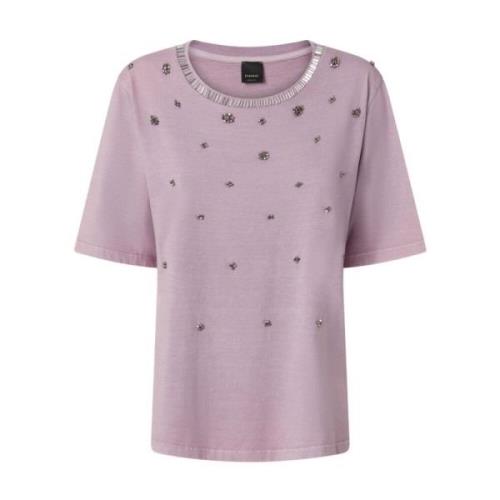 Lila T-shirts en Polos Pinko , Purple , Dames