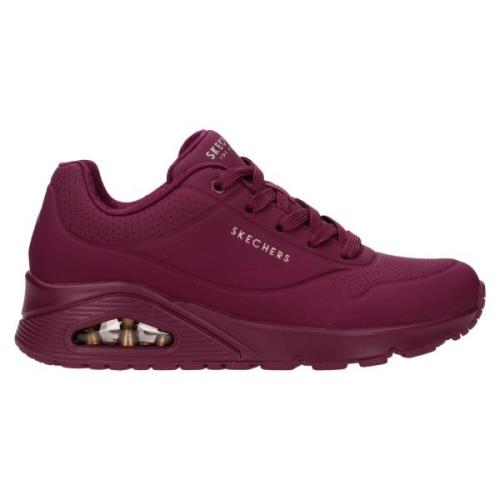 Air Stand Sneaker Trendy Dark Purple Skechers , Purple , Dames