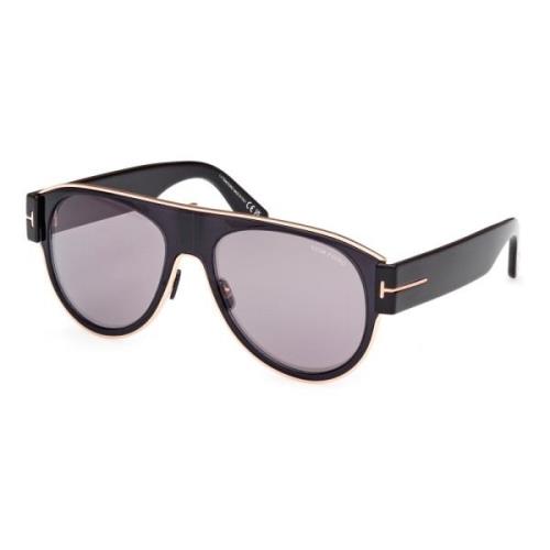 Lyle Zonnebril Zwart/Rook Tom Ford , Black , Unisex