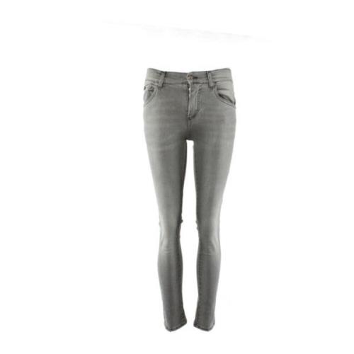 Running/Skinny Jeans voor Heren Dolce & Gabbana , Gray , Heren