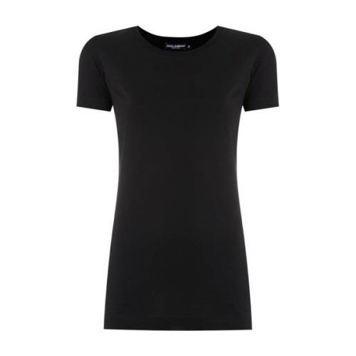 Casual Katoenen T-Shirt Dolce & Gabbana , Black , Dames