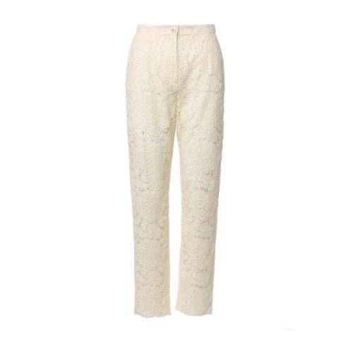 Casual Broek Ftam2Tflre1W0001 Dolce & Gabbana , Beige , Dames