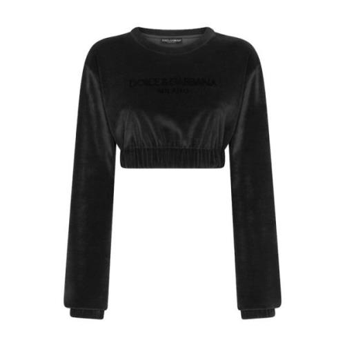 Casual Sweatshirt F9R30Zgdbzun0000 Dolce & Gabbana , Black , Dames